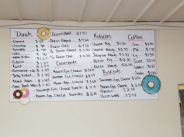 Country Donuts menu