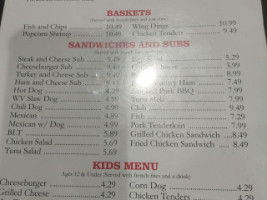 Olde Country Diner menu