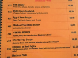 Mariachis Burger House menu