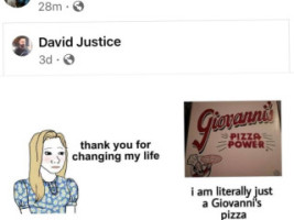 Giovanni's Pizza Of Mcarthur menu