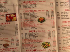 Asia Garden menu