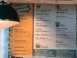 Goody Goody menu