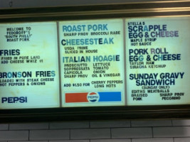 Federoff's Roast Pork menu