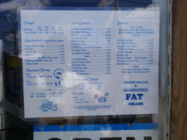 Bahama’s Crabshack Carryout Seafood Outlet menu