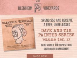 Blenheim Vineyards menu