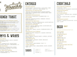 Wayward Southern Kitchen menu