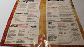 Garcia's Famous Mexican Food menu