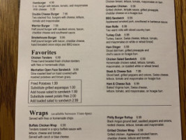 Riverfront Cafe menu