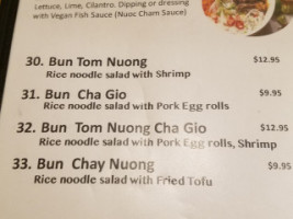 Pho N Thai Bahnmi Tea menu