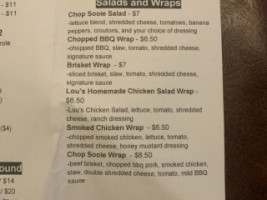 Chop Sooie menu