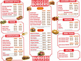 Mr Burger menu