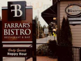 Farrar's Bistro menu