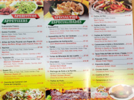 Tacos Locos menu