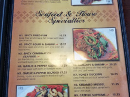 Thai T menu