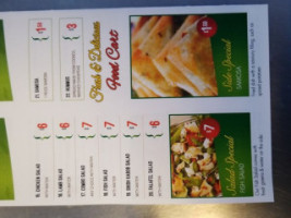 Zara Halal Food menu