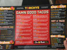 Torchy's Tacos menu