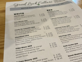 Good Luck Cellars food