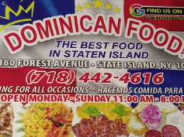 Dominican Food Corp menu