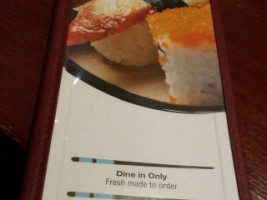 Oishi Sushi menu