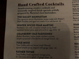 The Whine Cellar menu