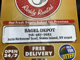 Bagel Depot menu