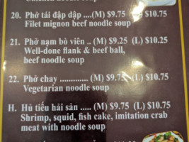 Đà Nẵng Quán Vietnamese Cuisine menu