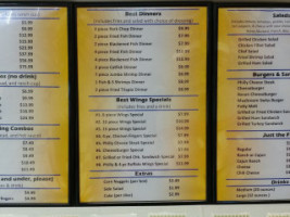 Best Wings And Deli menu