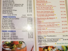 Seafood Shack Dallas menu