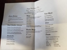 Jazzy Hot Wings Etc menu