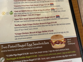 Rise And Shine, A Steak Egg Place menu