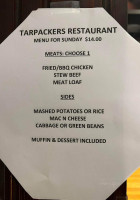 Tarpackers menu