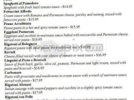 Marcello's menu