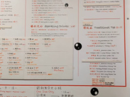 Teado Tea Shop menu