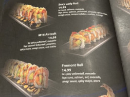 Toro Sushi Stone Grill menu