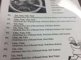 Asian Bbq Grill menu