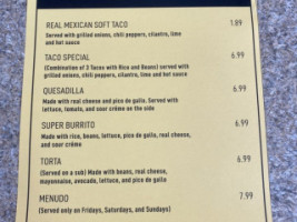 24/7 Tacos menu