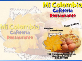 Mi Colombia Cafeteria Miami Beach menu