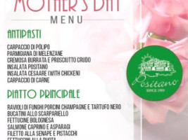 Positano menu