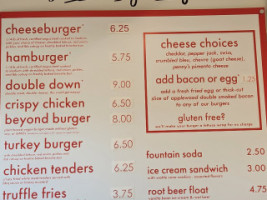 Little Big Burger menu