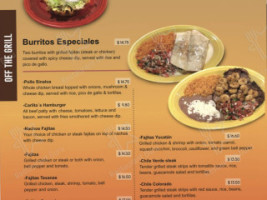 Carlito's menu