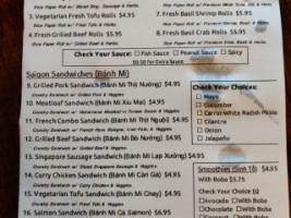 Saigon Deli Dba John Pho ‘n menu