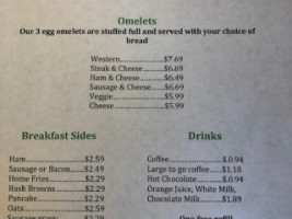 Minney's Family menu