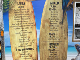 Key West Islip Beach menu