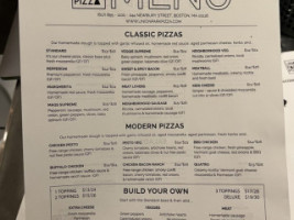 Union Park Pizza menu