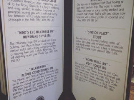 Brainy Borough Brewing menu