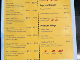 Love Letter Pizza Chicken menu