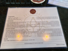 Pollyanna Brewing Company Lemont menu