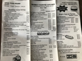 Country Kitchen Food Truck menu