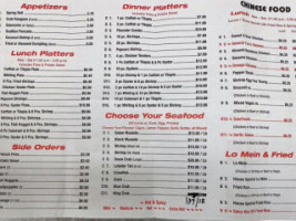 Crab Hut Seafood menu