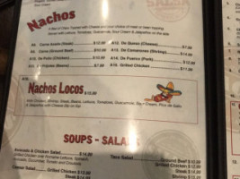 El Paso Mexican Grill menu